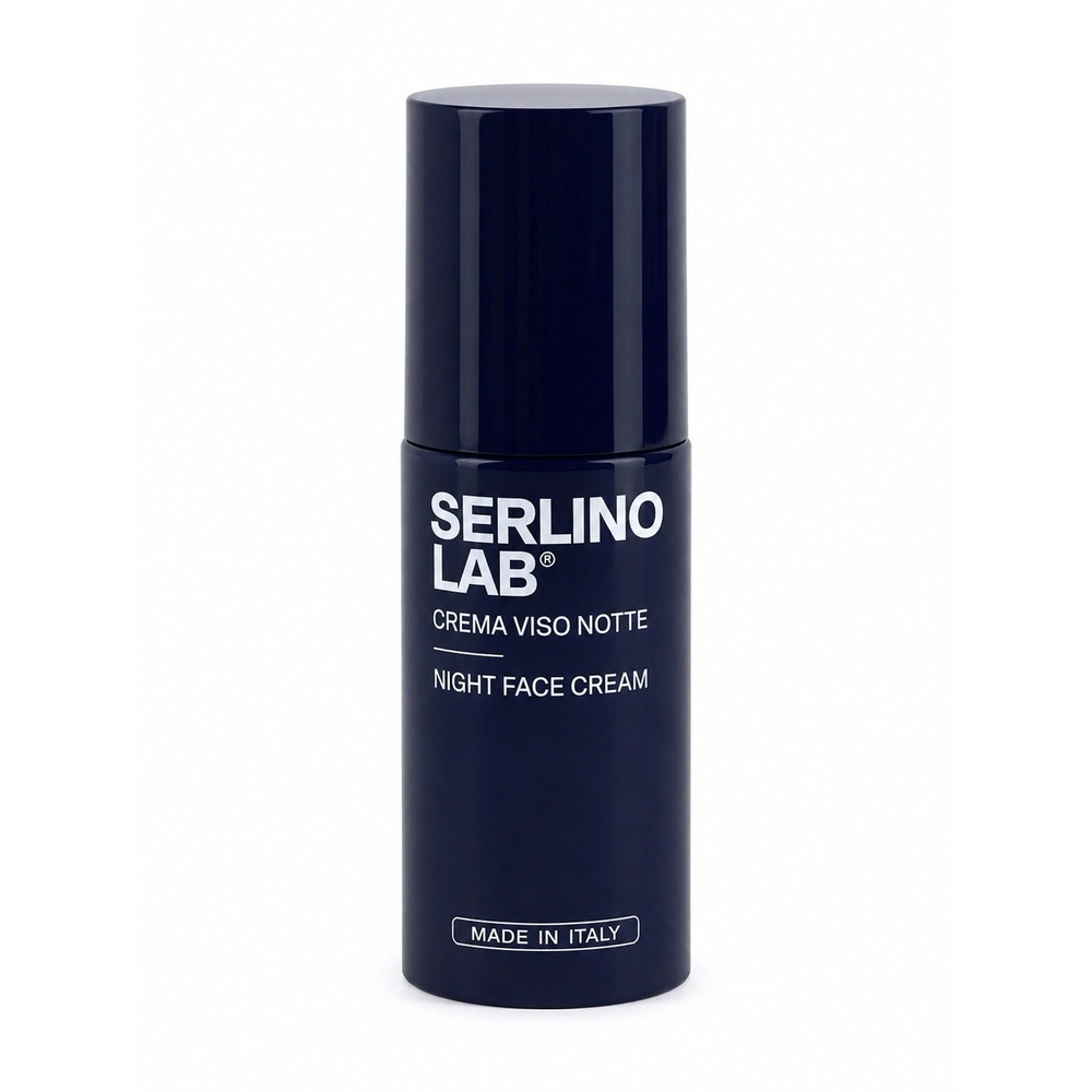 Serlino Lab Night Face Cream 50ml 1.7oz Made in Italy Anti Aging Moisturizer